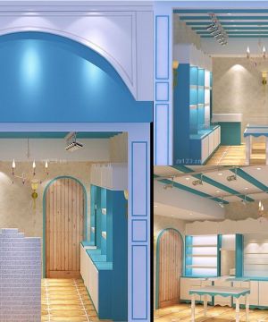 地中海田园混搭风格饰品店设计效果图