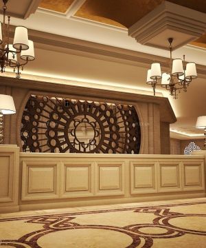 2025现代风格售楼部形象墙装修效果图