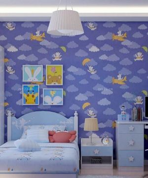 2025儿童房卡通壁纸设计图