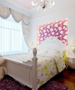 2025儿童房印花窗帘设计图片