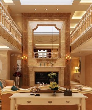 欧式别墅楼中楼装修效果图大全2025