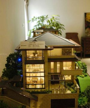 东南亚风格楼盘模型设计图片