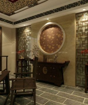 2025中式风格茶楼会所个性装修设计图