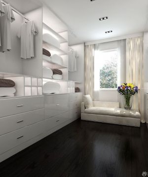 2025最新现代风格阁楼衣帽间效果图欣赏