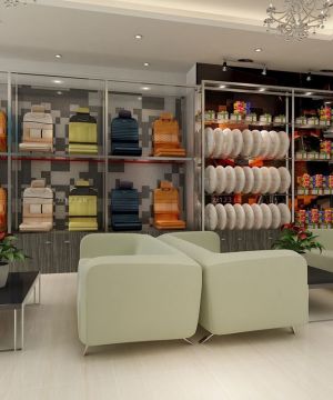 2025汽车饰品店个性不锈钢展示架装潢图片