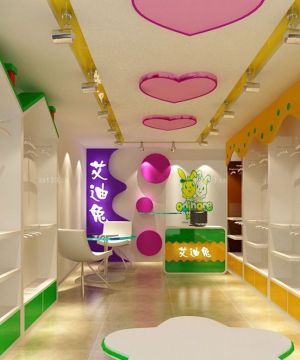 2025精品童装店简约时尚装修风格设计图