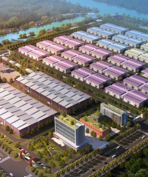 最新大型工业厂房设计图片