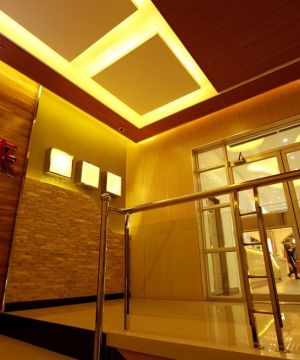 最新中式快餐店门头设计效果图