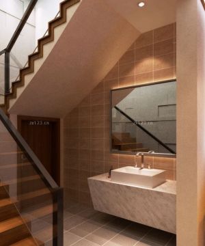 中式快餐店铁艺楼梯扶手