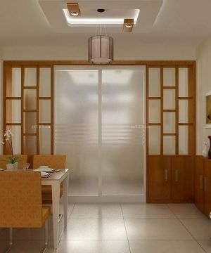 2025简约风格厨房推拉门设计图片