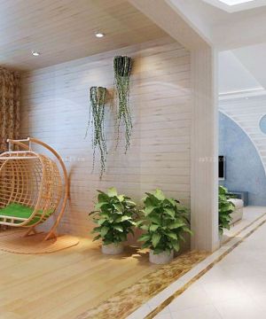 现代家装洋房入户花园装修设计图片大全