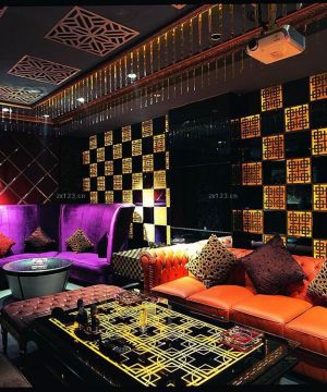 小型ktv时尚简约风格装修效果图片欣赏