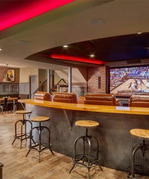 2025最新传统美式风格特色酒吧装修样板