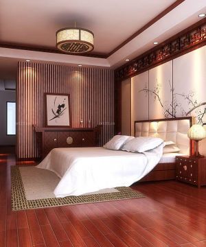 2025新房卧室红色踢脚线设计图片