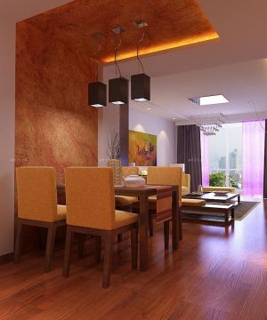 2025现代风格红色踢脚线效果图