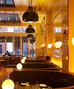 西式快餐店灯具装饰效果图欣赏