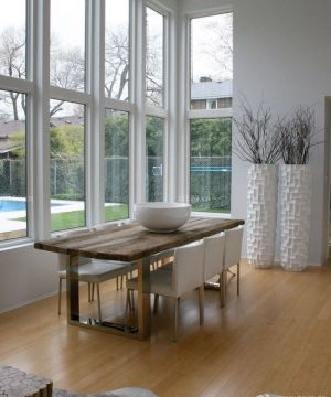 2025最新美式田园餐厅花瓶装饰效果图欣赏