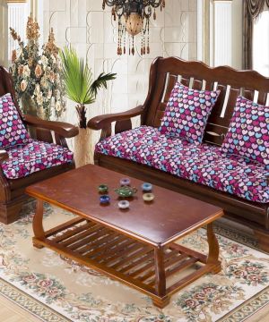 2025实木海绵沙发坐垫效果图片
