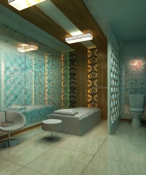 2025家庭式美容院装潢设计效果图大全