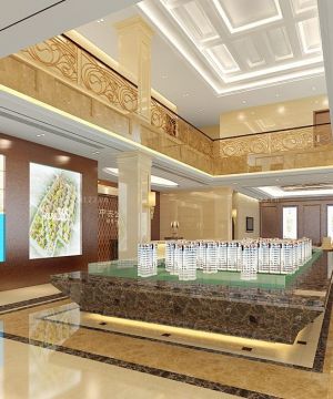 简欧风格写字楼售楼处装修方案