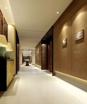 私人会所走廊设计图