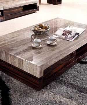 2025中式风格大理石茶几效果图大全