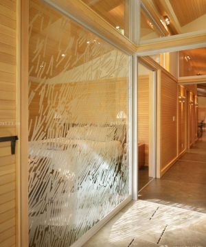 2025家装卧室隔断艺术玻璃门效果图