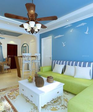 2025地中海风格两室两厅改三室设计效果图