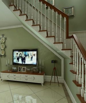 70平米跃层室内楼梯装修效果图