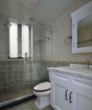 2025最新90平米小三房瓷砖卫浴装修效果图