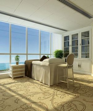 新式欧式风格大型美容院spa会所装修设计图