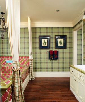 田园风格130平米样板房装饰2025