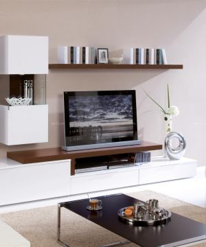 简约时尚家居客厅电视柜设计效果图