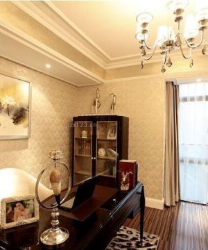 2025欧式风格书房设计效果图片