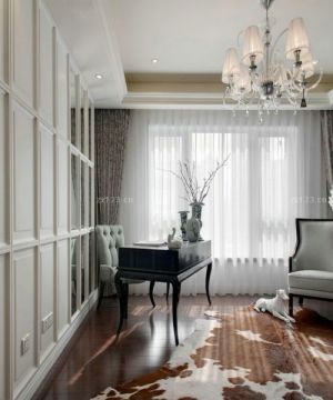 140平米三室一厅家居书房设计装修效果图