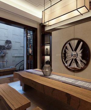 最新中式实木博古架设计图片大全