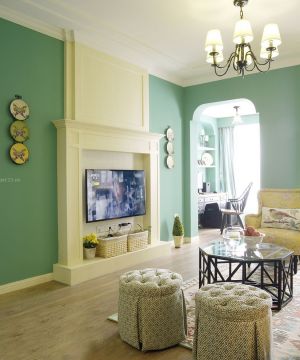 最新现代简约欧式风格客厅布艺沙发套装修效果图