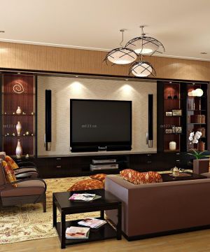 房子中式博古架设计装修效果图欣赏