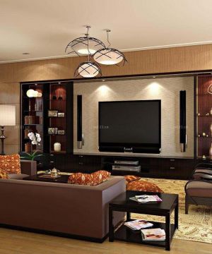 房子中式博古架设计装修效果图片