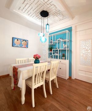 现代风格80平博古架两室一厅装修图片大全