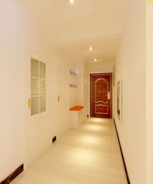 2025走廊玄关黑色踢脚线设计效果图