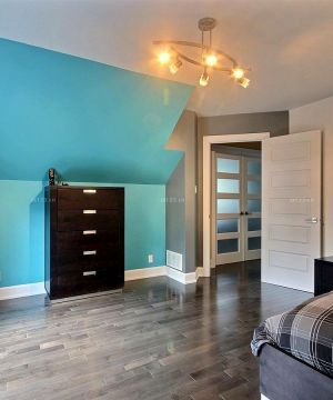 时尚简约小户型室内卧室地面最新装修图片2025