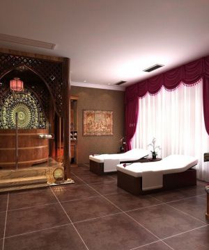 2025新古典风格80平方的美容院装修效果图片