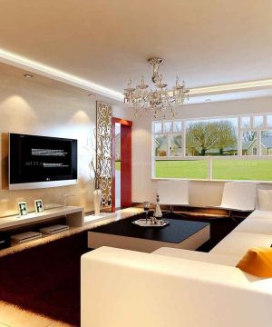 2025简约欧式风格三房客厅装修样板房欣赏