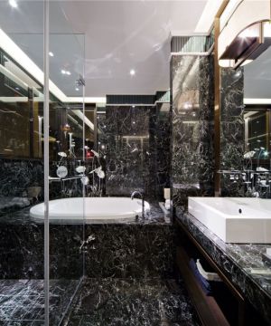 最新家庭瓷砖卫浴装修图片2025