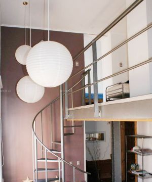 2025复式楼梯设计不锈钢楼梯扶手装修效果图片