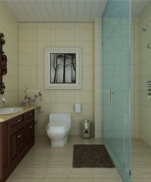 2025卫生间浴室玻璃隔断装修图片大全