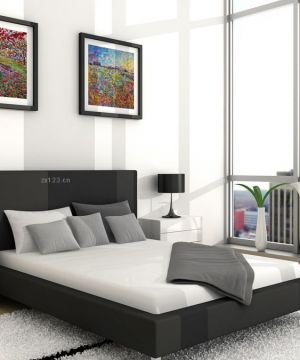 2025三层别墅卧室床头装饰画设计图