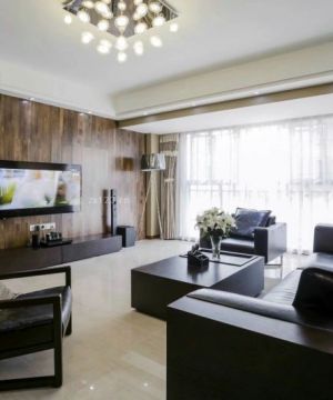 2025客厅真皮沙发摆放装修效果图片