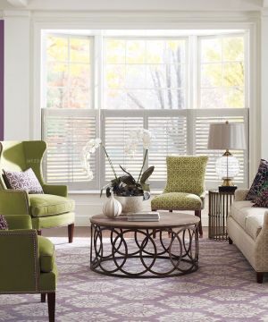 最新家装农村别墅室内飘窗护栏设计图片2025